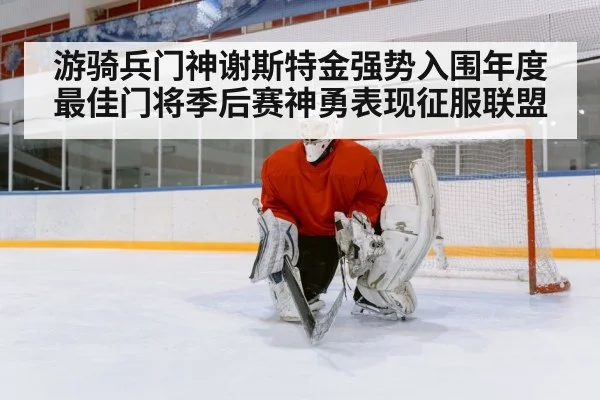ice hockey goalie action